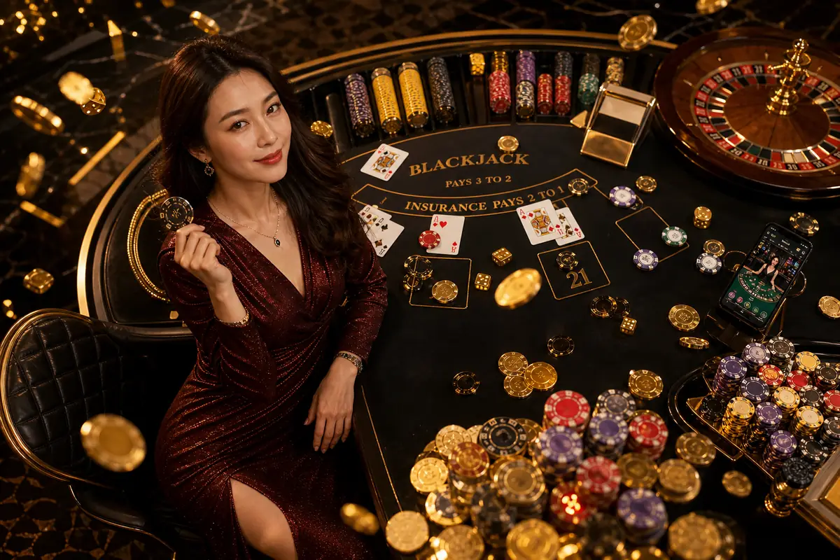moga88 Casino suasana meja live dealer